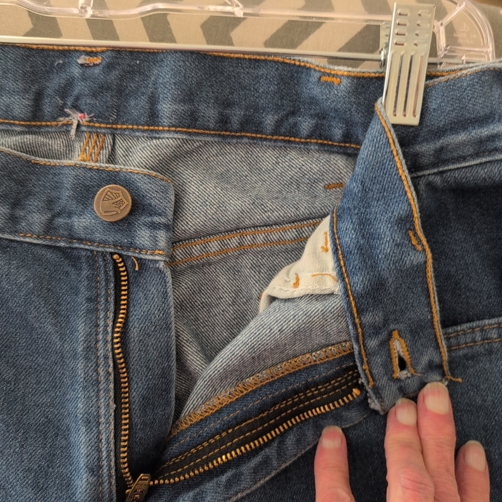 Tyndale FRMC Jeans Women's 12/32 Blue Flame Resistant Made In USA Work NFPA 2112 - Picture 7 of 14